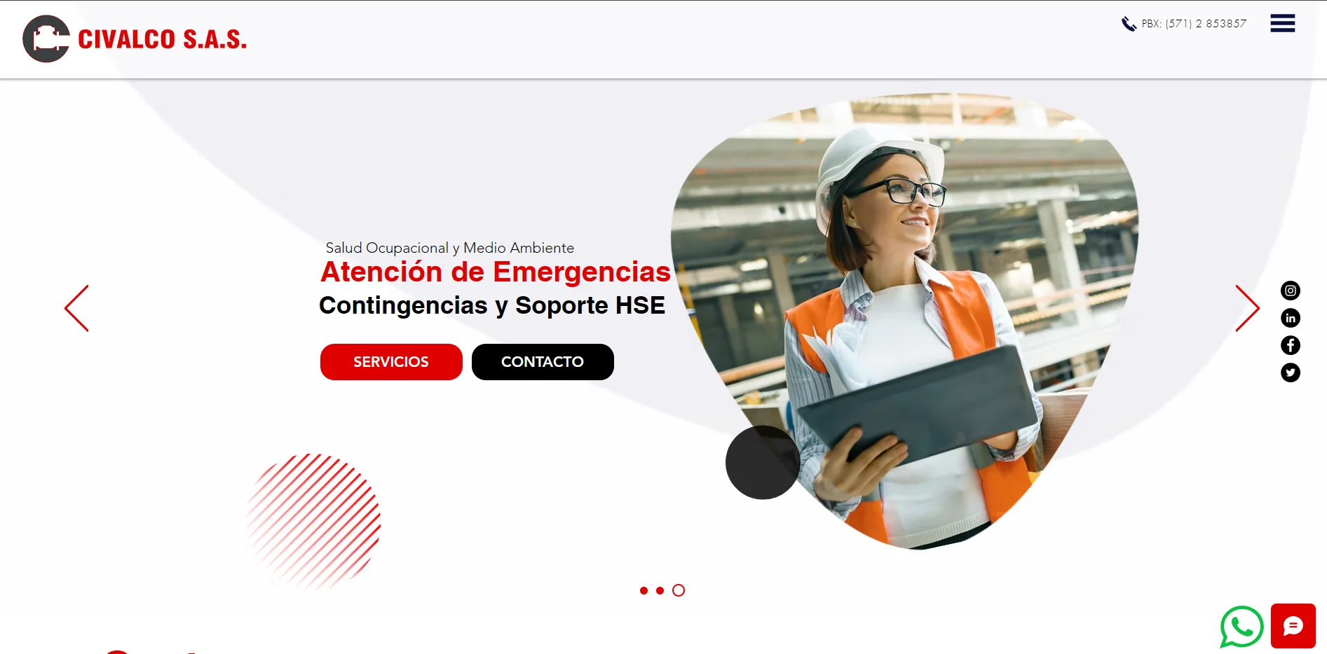 Sibarco — Sibarco: Sitio Web + Redes Sociales + Generación de Leads